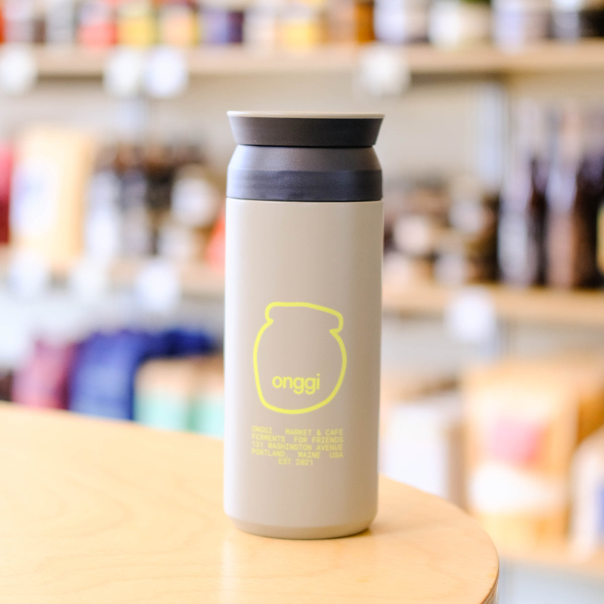 Pot Travel Tumbler - Oatmeal Cream