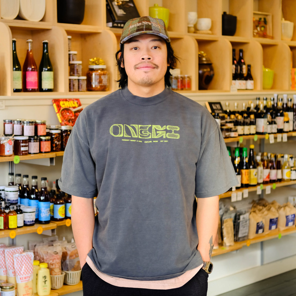 Boba Tee - Charcoal