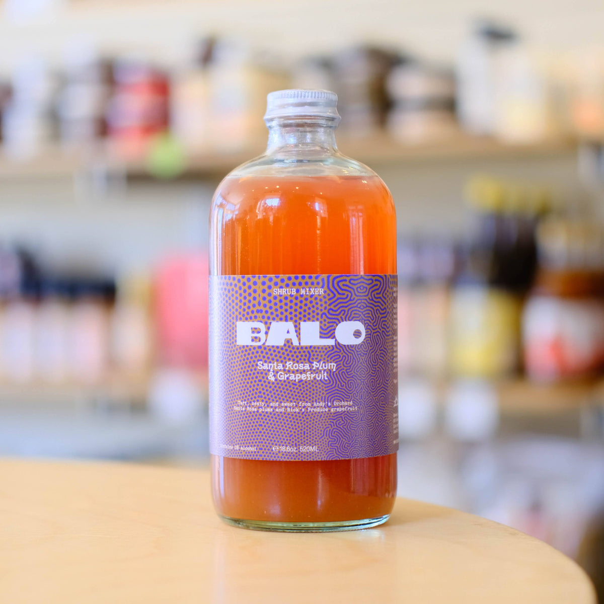 Santa Rosa Plum & Grapefruit Shrub Mixer