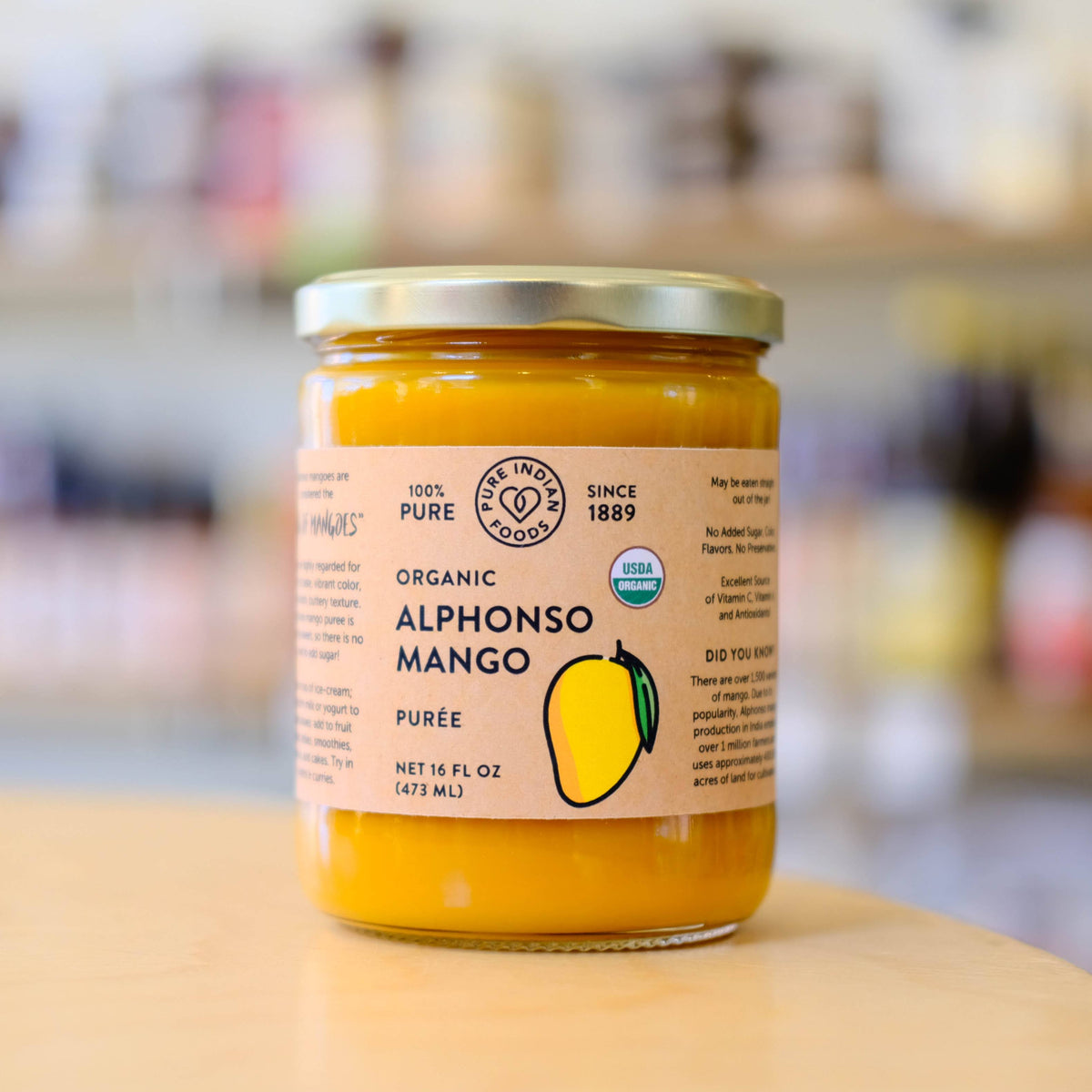 Organic Alphonso Mango Puree