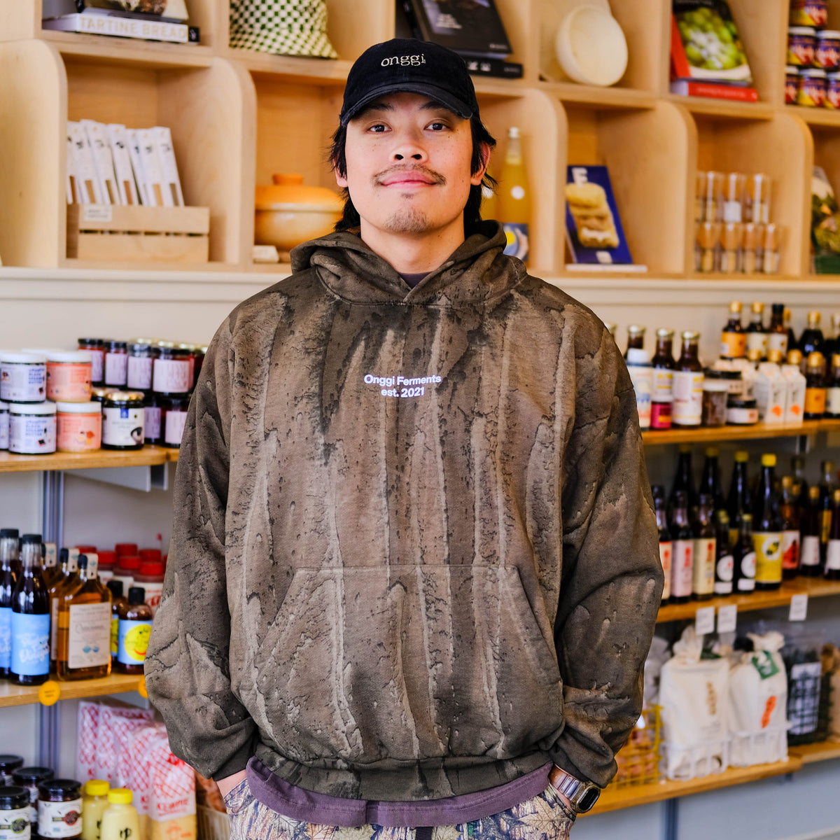 Reflective Heavy Fleece Hoodie - Matcha Drip