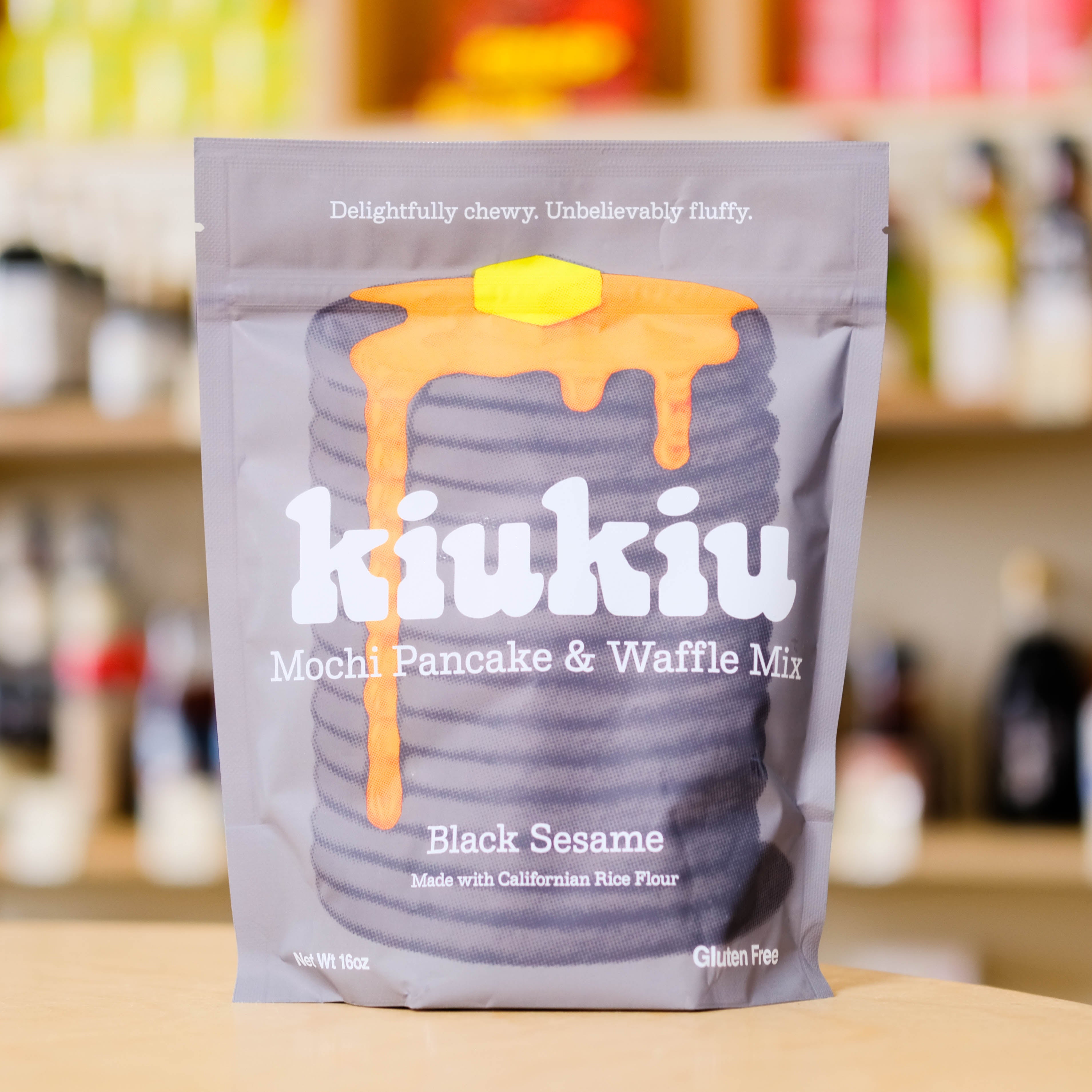 KiuKiu Black Sesame Mochi Pancake and Waffle Mix – Onggi