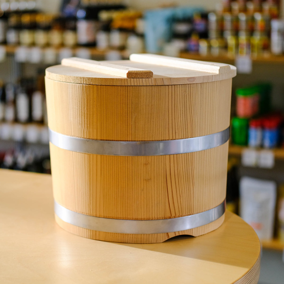 Wooden Shoyu Barrel - 9L