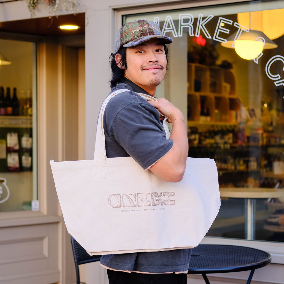 Boba Large Tote - Natural
