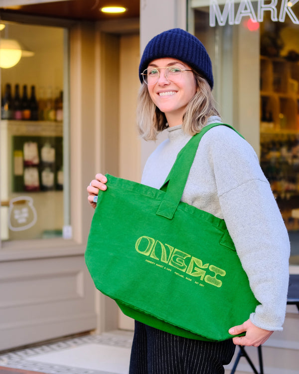 Boba Large Tote - Vintage Green