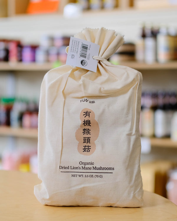 Organic Dried Lion's Mane Mushroom