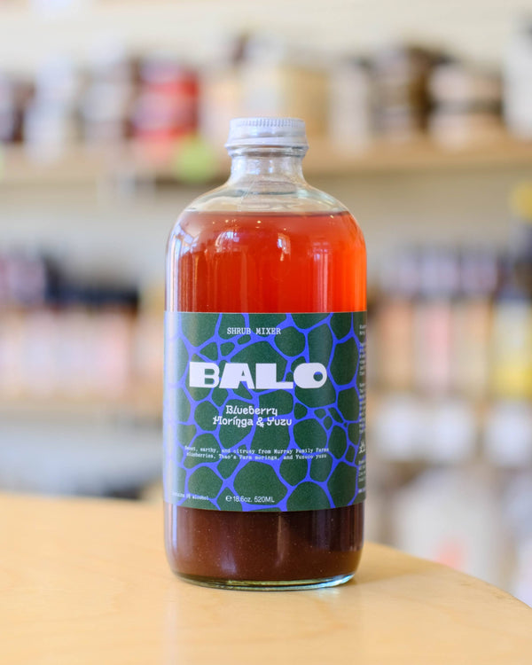 Blueberry, Moringa & Yuzu Shrub Mixer