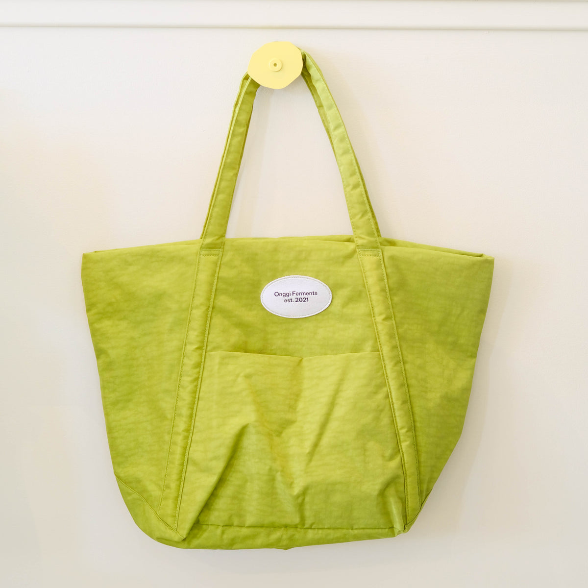 Patch Cloud Tote - Green Juice