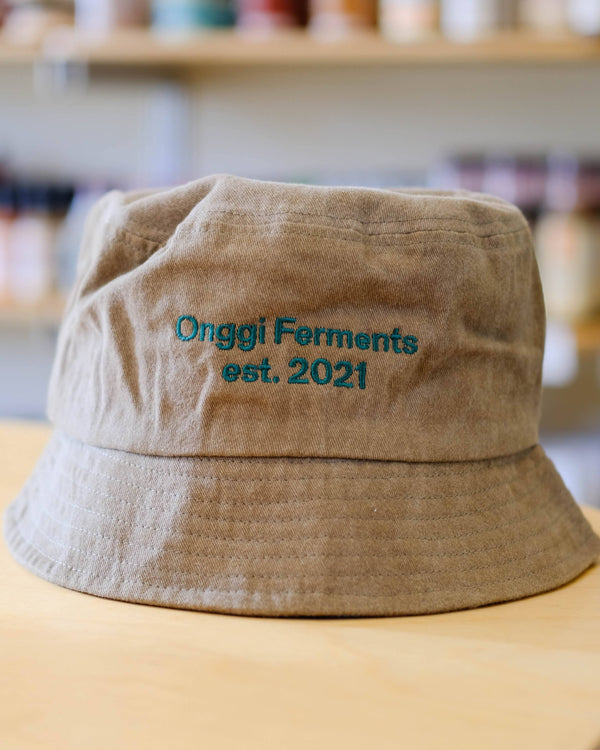 Washed Bucket Hat - Hojicha