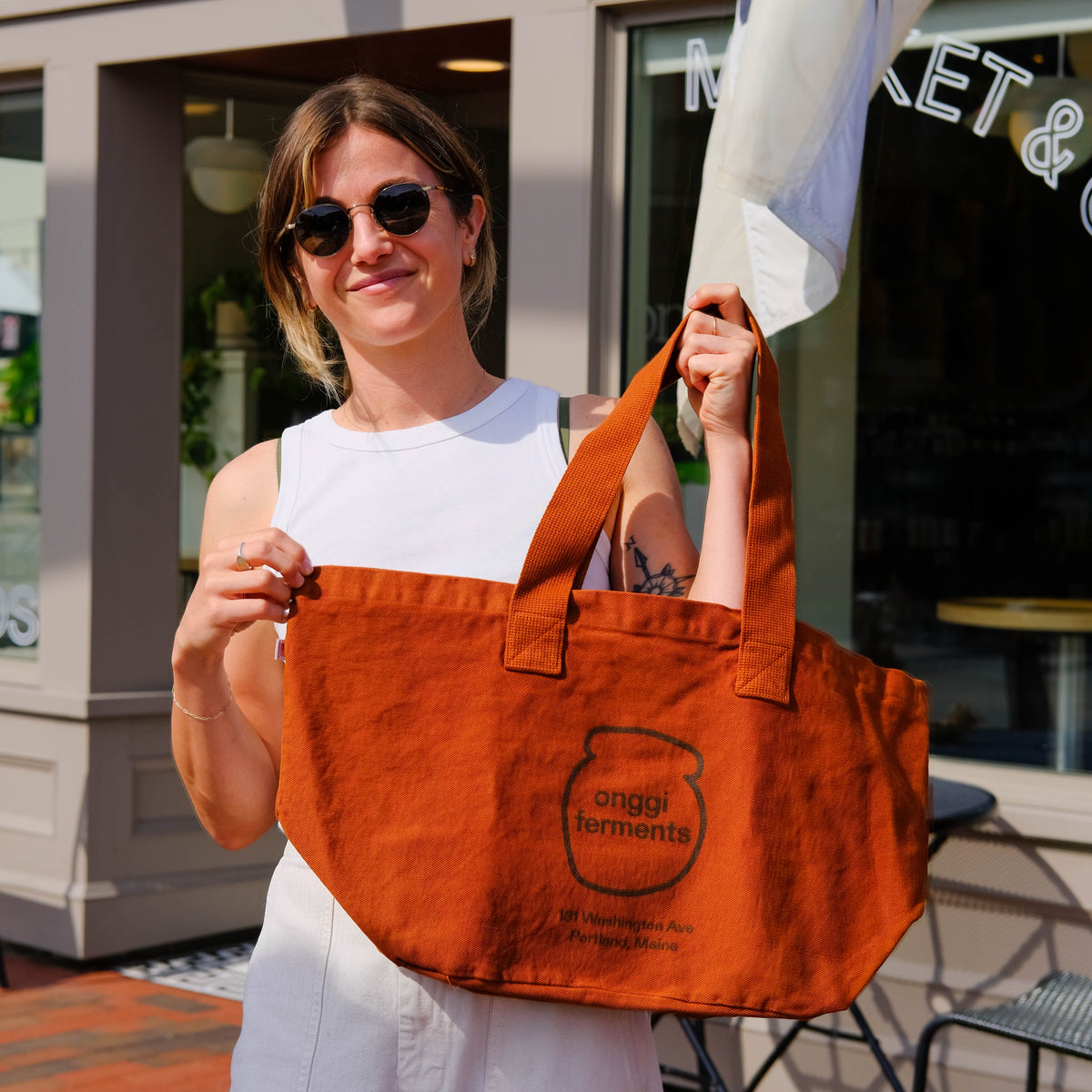 Onggi Pot Tote - Ginger