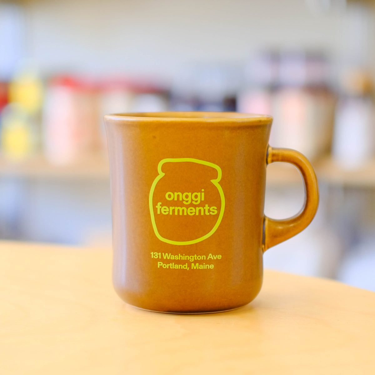 Onggi Pot Mug - Hojicha