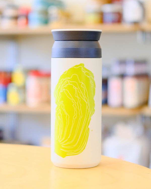 Cabbage Travel Tumbler - Milky White