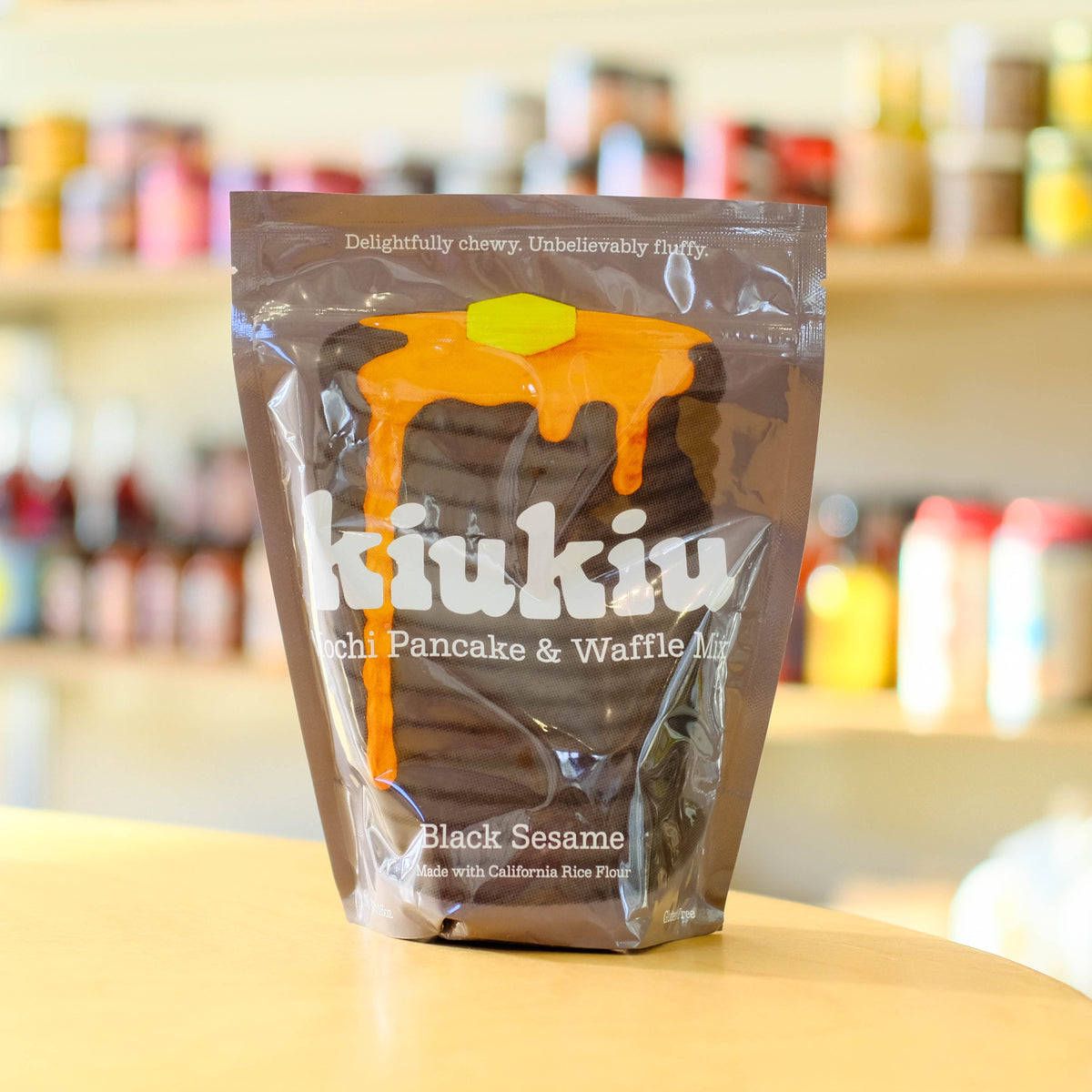 Black Sesame Mochi Pancake and Waffle Mix