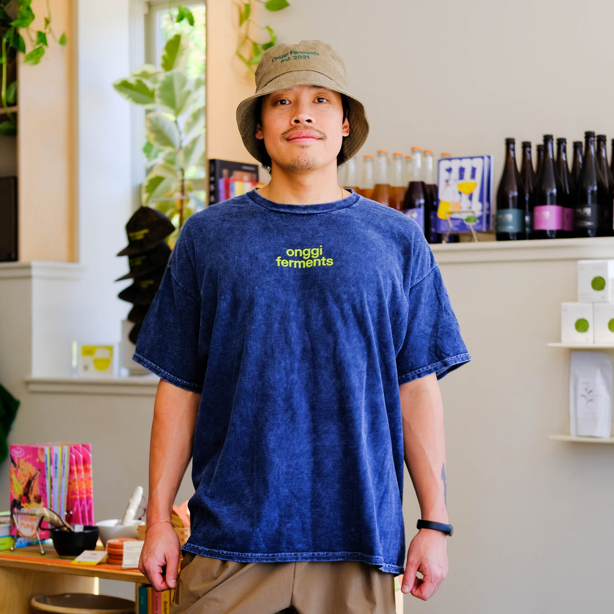 Onggi Ferments Tee - Denim Wash