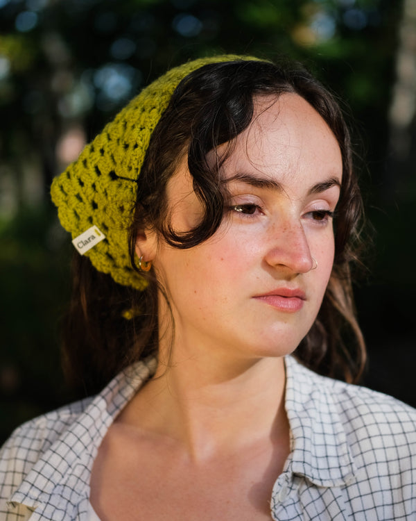 Elva Bandana - Matcha Green