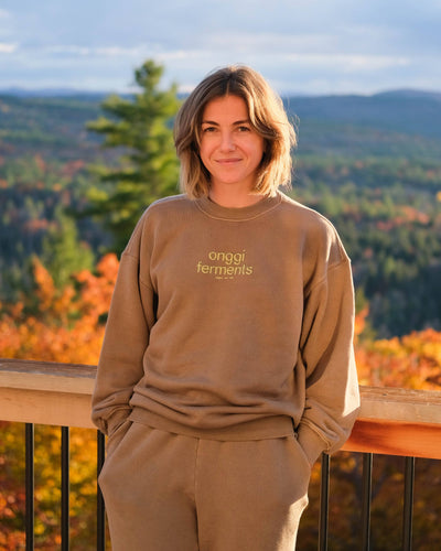 Chrome Crewneck - Hojicha