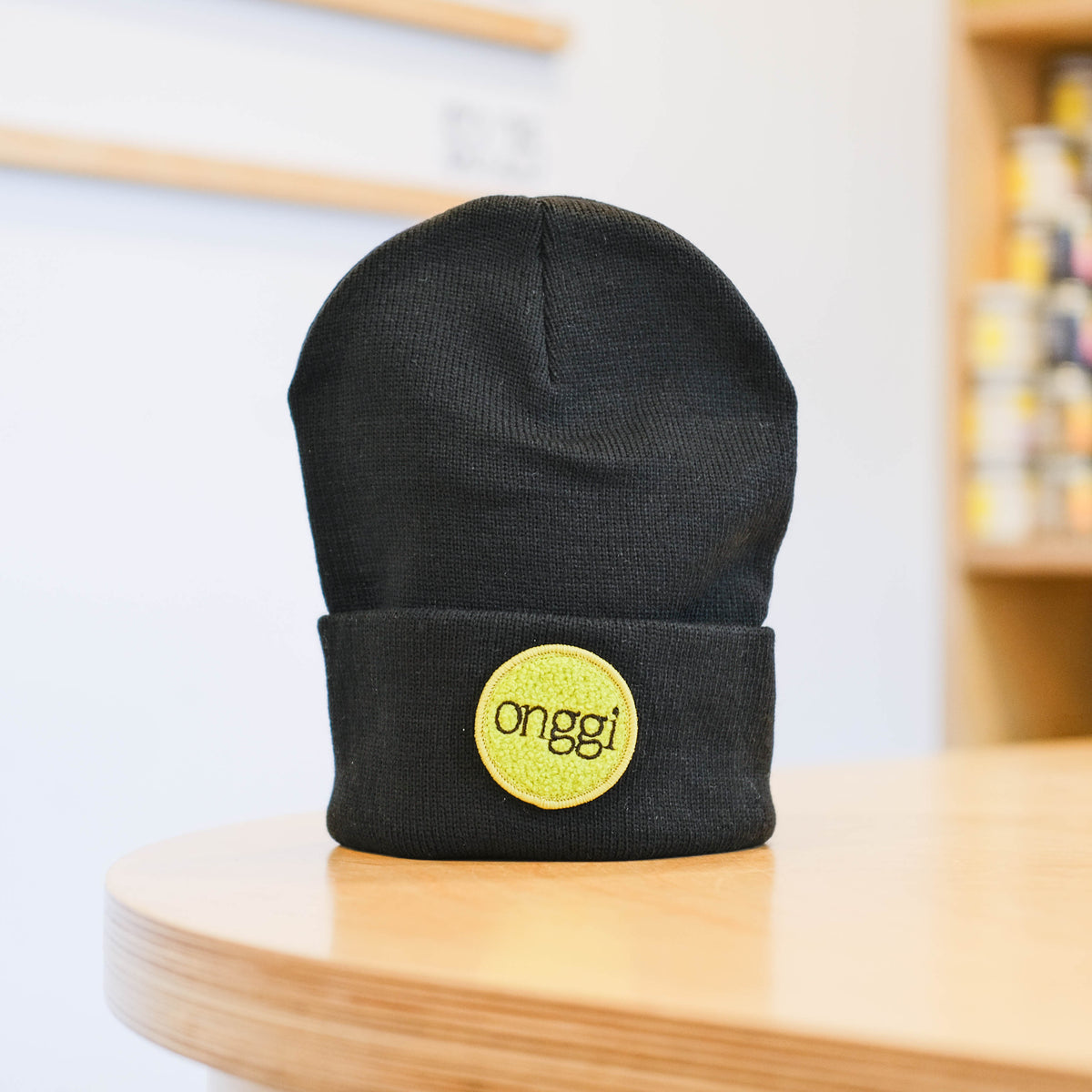 Patch Beanie - Black