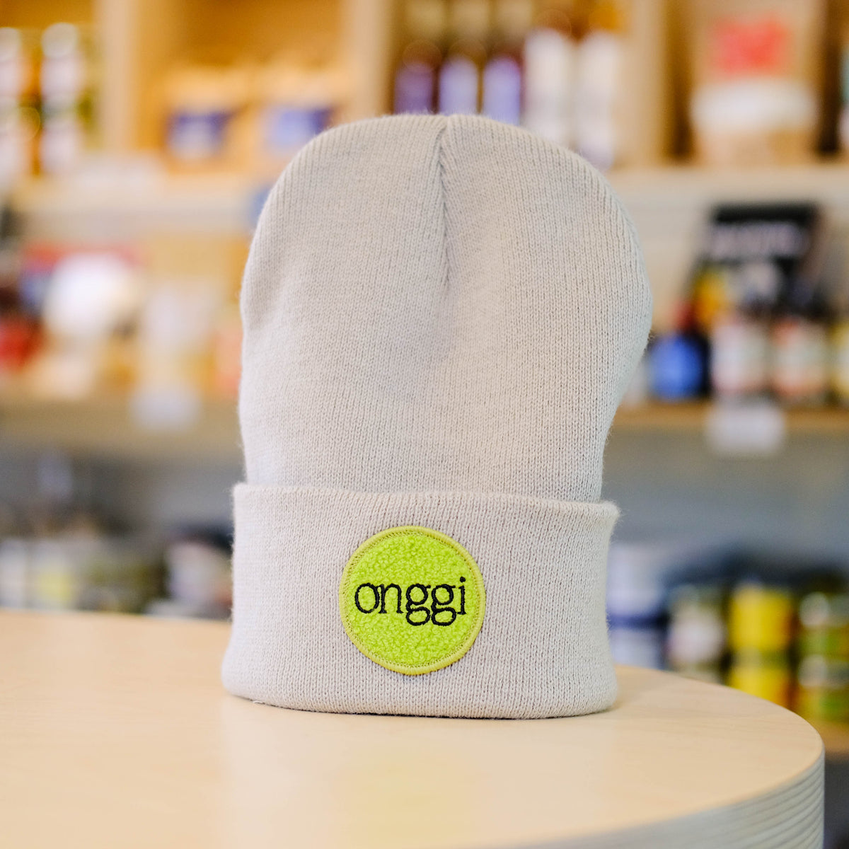 Patch Beanie - Stone